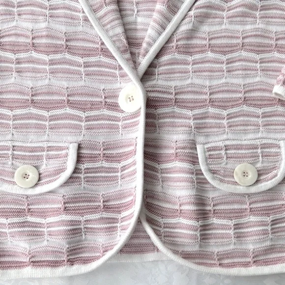 Luisa Spagnoli size M Cotton Sweater Blazer - Picture 7 of 16